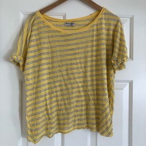 Michael Stars The Original T - Yellow Stripe